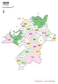 最新市町村合併地図 九州 沖縄地方 無料地図素材 Mmgクリエイティブネット