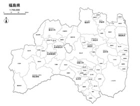 最新市町村合併地図 東北地方 無料地図素材 Mmgクリエイティブネット
