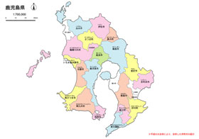 最新市町村合併地図 九州 沖縄地方 無料地図素材 Mmgクリエイティブネット