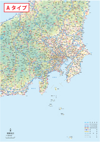 地方図 関東地方 有料地図素材 Mmgクリエイティブネット