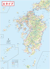 地方図 九州地方 有料地図素材 Mmgクリエイティブネット