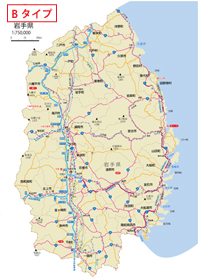 県別地図 県境カット版 東北地方 有料地図素材 Mmgクリエイティブネット